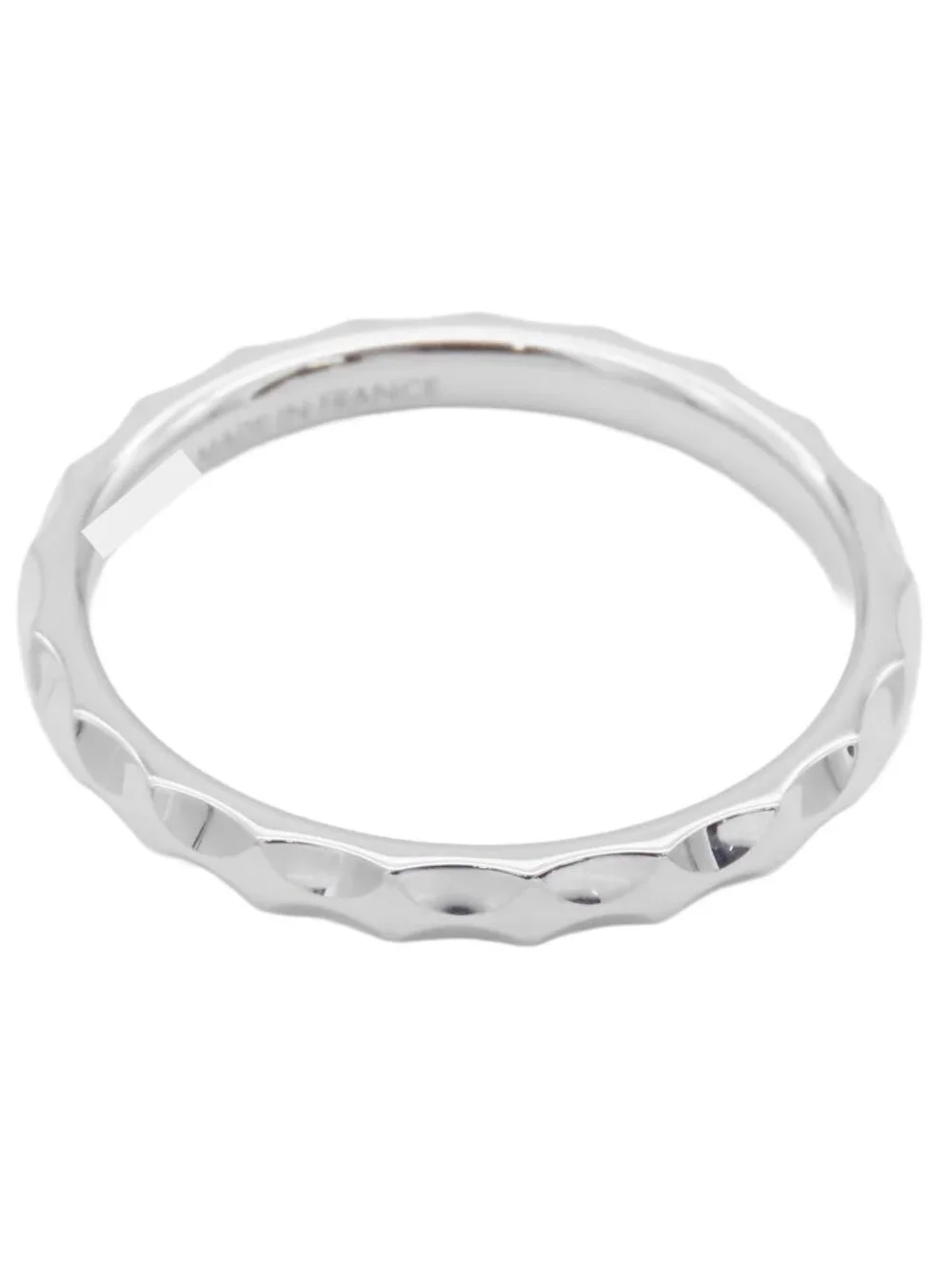 Louis Vuitton Marriage Ring Monogram Infini White Gold 18K